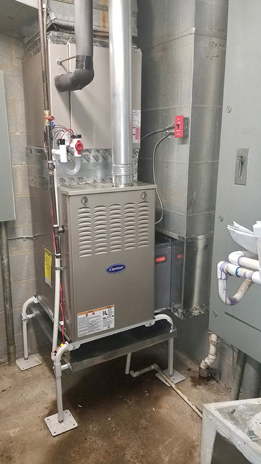 New Furnace Installation and Replacement Project in Raleigh, Cary, & Durham, NC