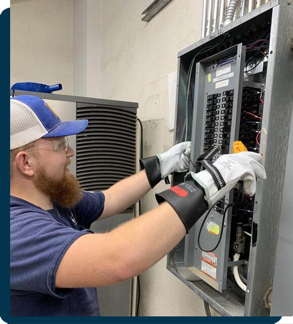 Emergency Licensed Electrician in Raleigh, NC Restoring Breaker Box