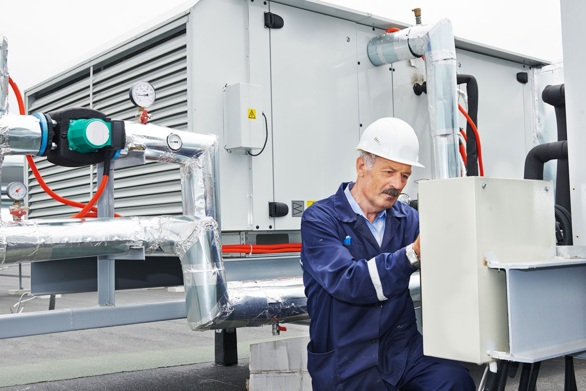 technician providing Emergency AC Services for Raleigh